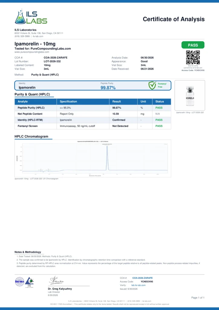 Ipamorelin 10mg Case (10 vials)